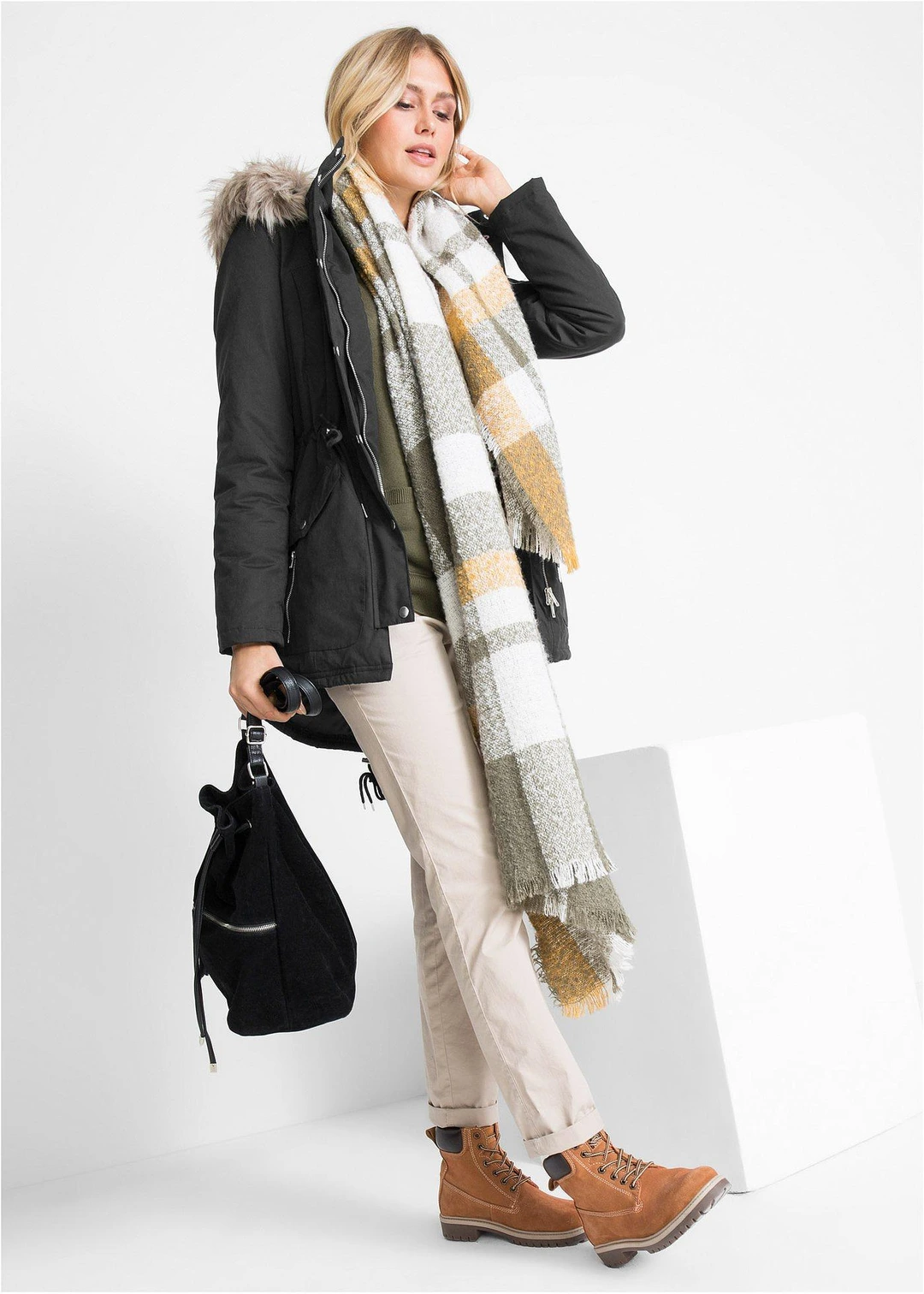 Parka chaude, doublée
