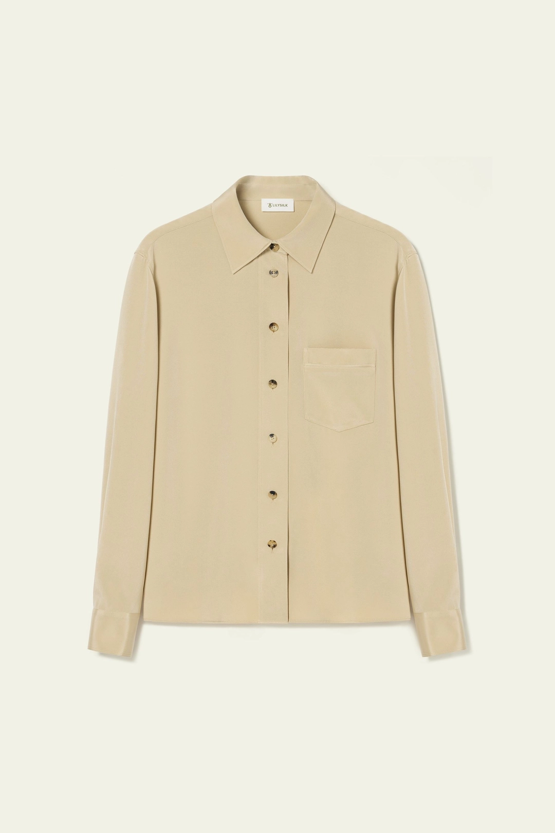LILYSILK Blouse En Soie Convient Pour Le Travail Et Les Sorties Décontractées Soie Charmeuse Double Face Retours Et Échanges Rapides Dune L