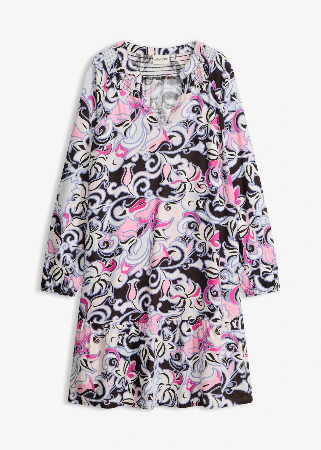 Robe-tunique en viscose fluide