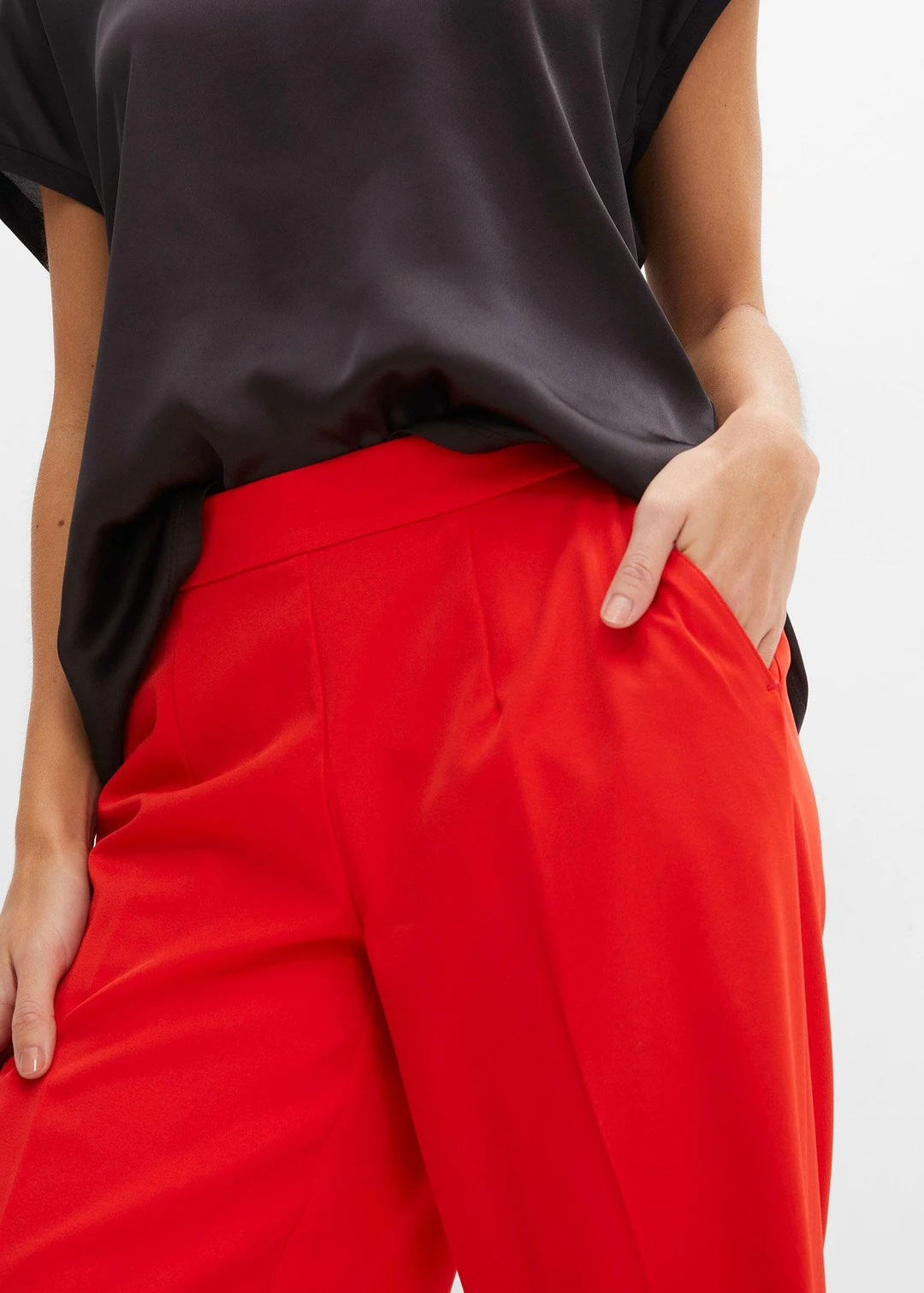 Pantalon large à pinces - 3