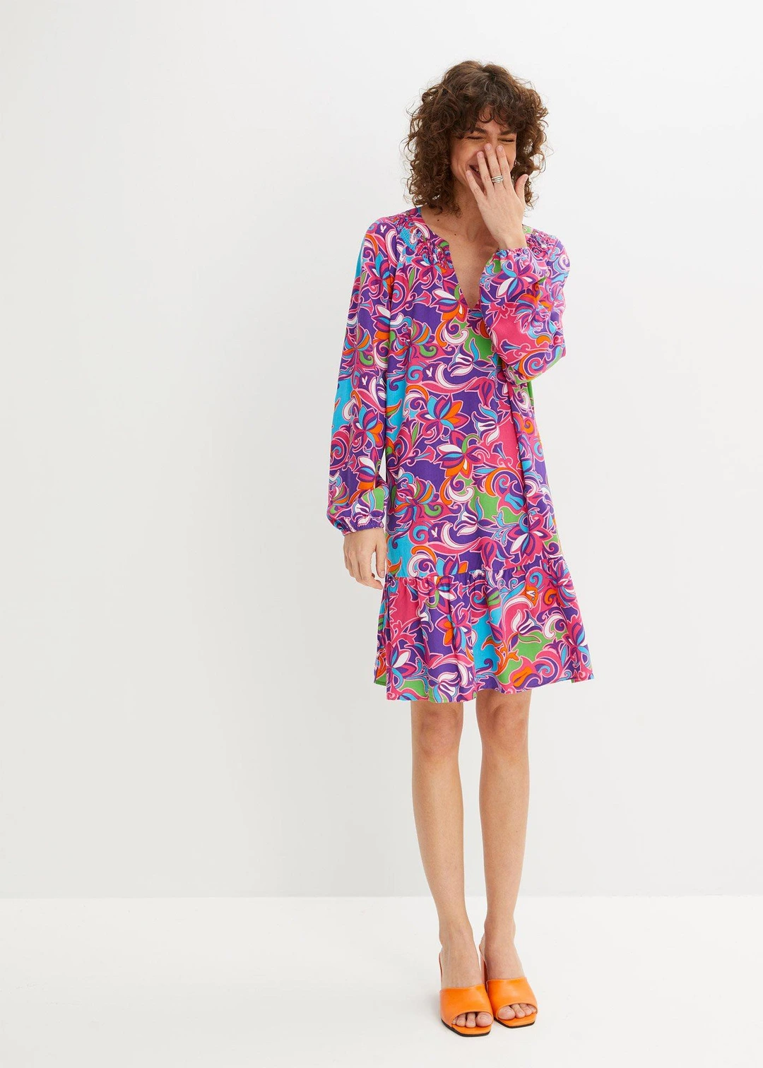 Robe-tunique en viscose fluide - 2