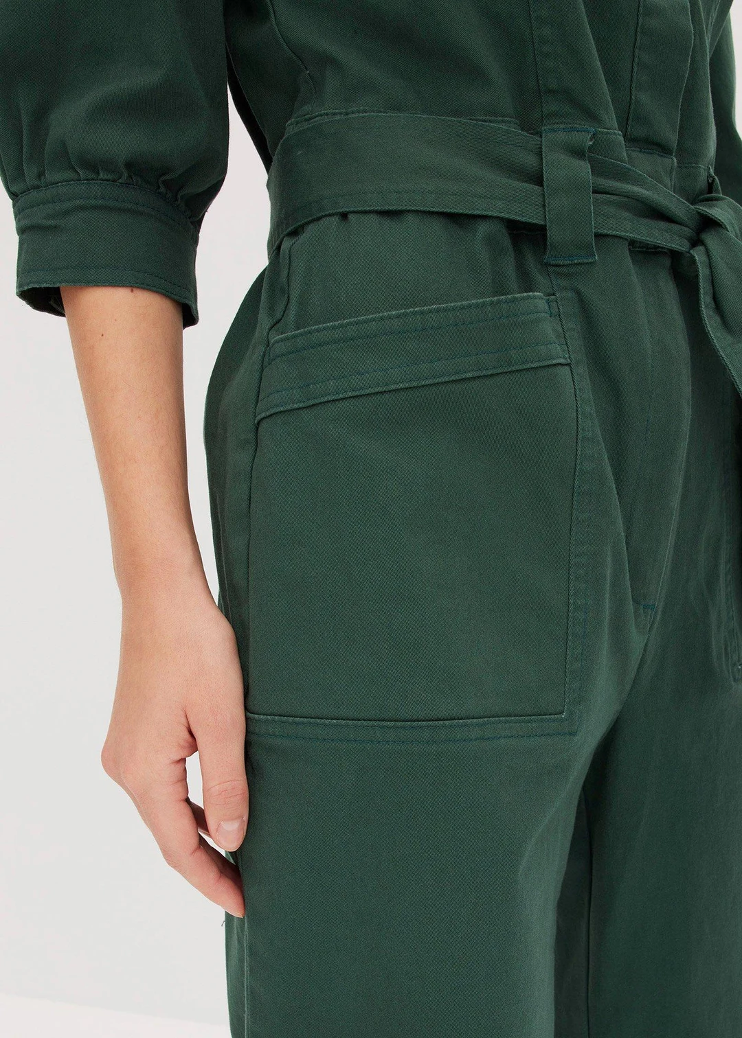 Combinaison style utility, manches bouffantes - 3