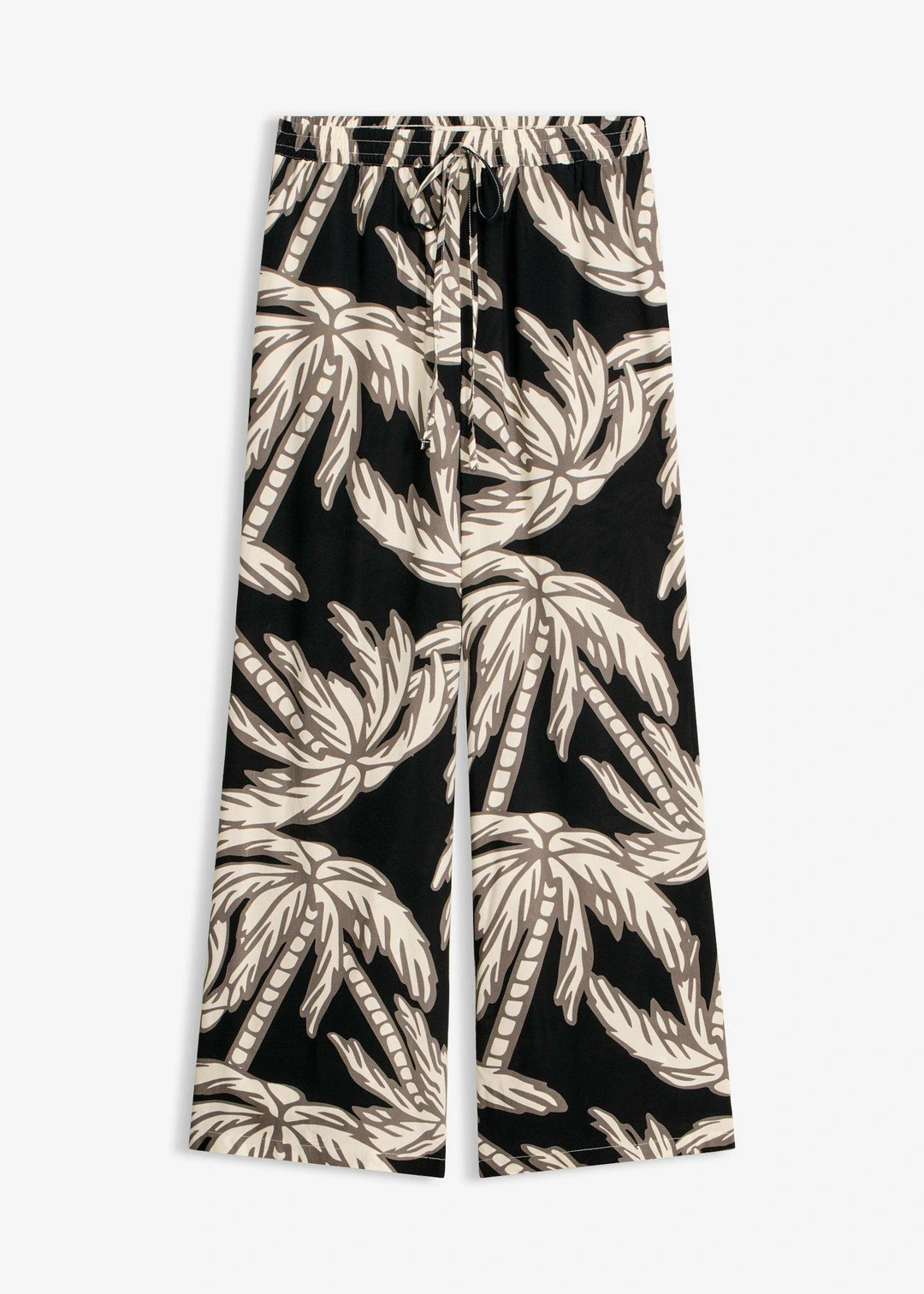 Pantalon large en viscose fluide