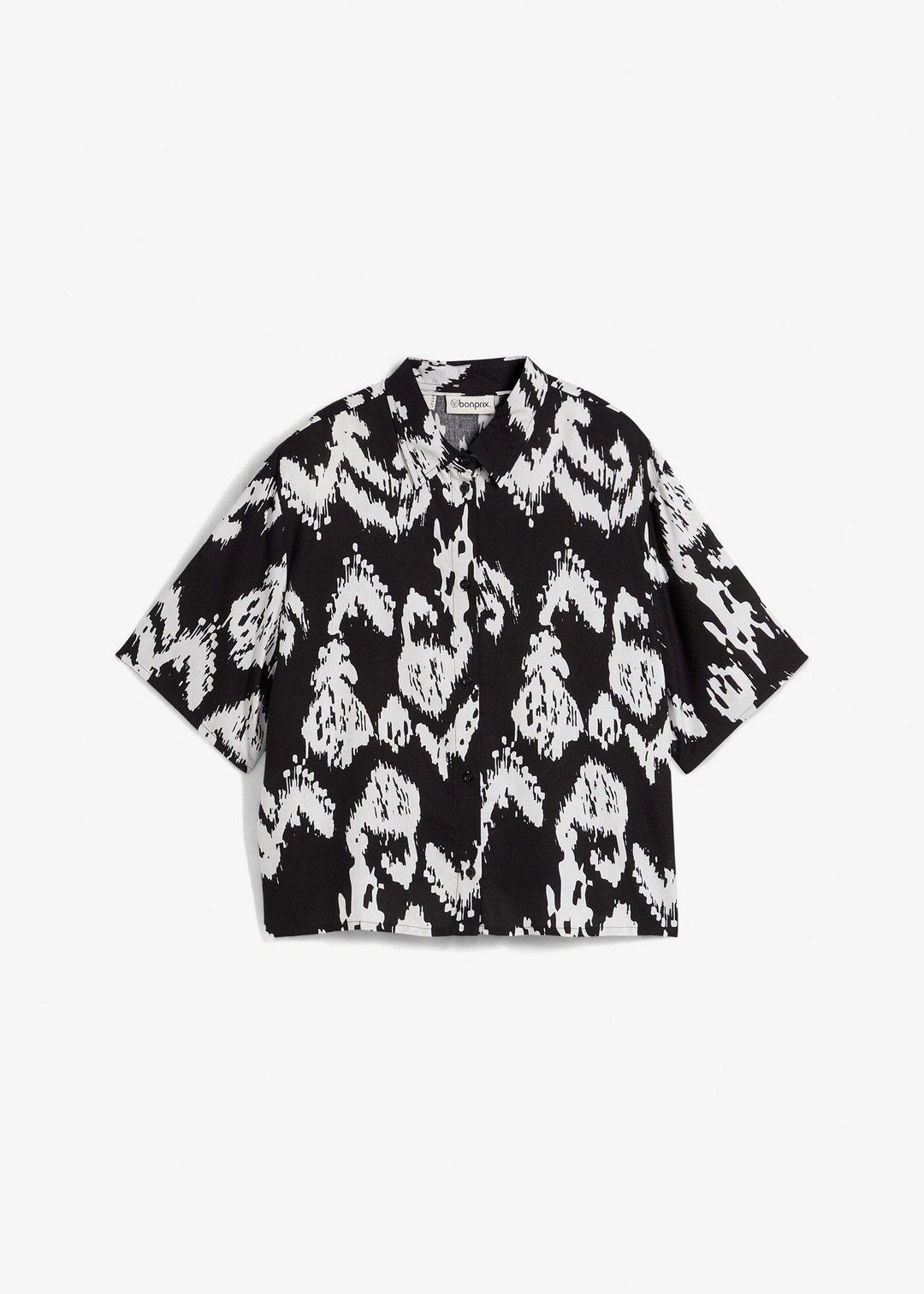 Chemisier en viscose avec imprimé ethnique