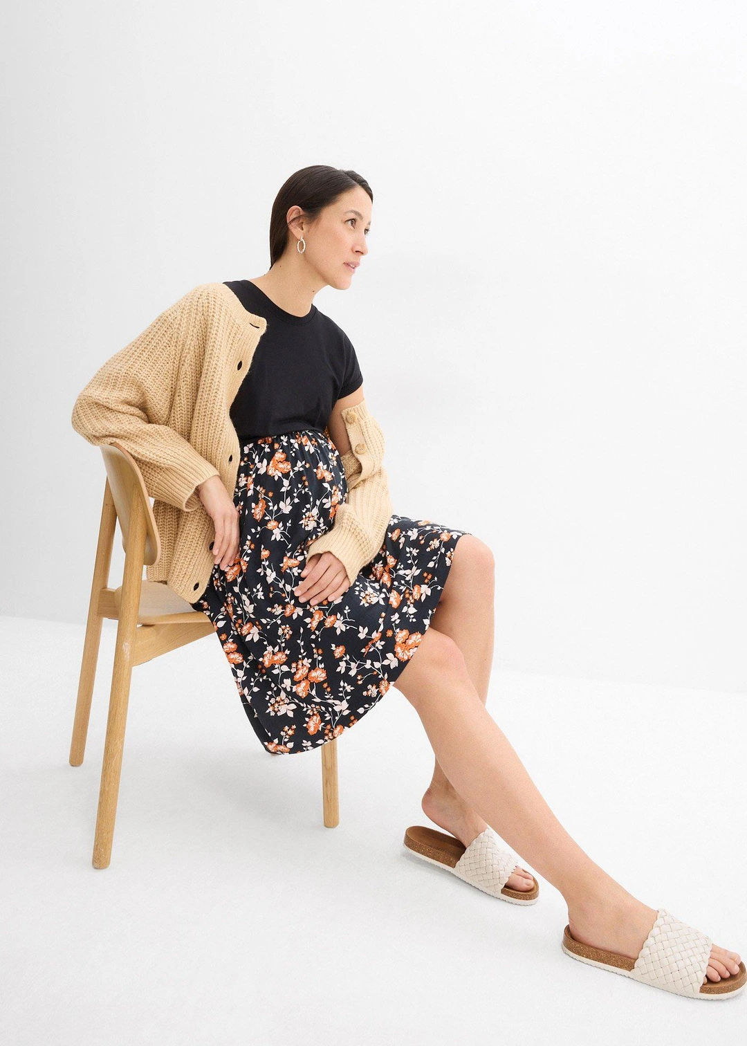 Robe de grossesse et d'allaitement à poches - 2