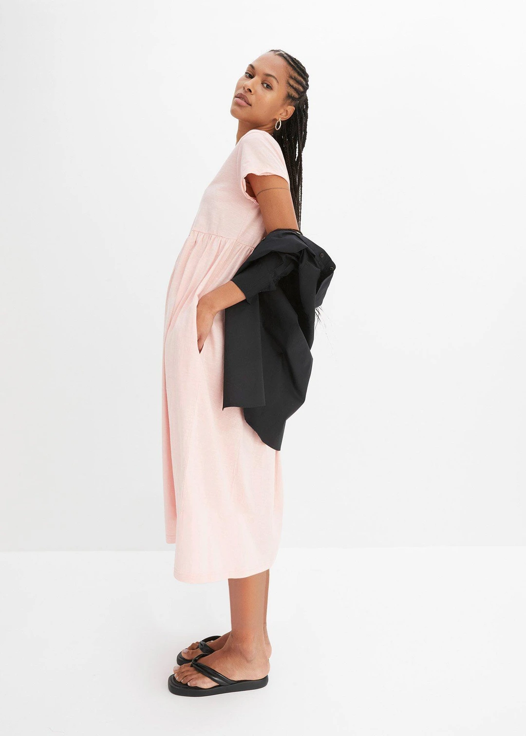 Robe midi 100% coton