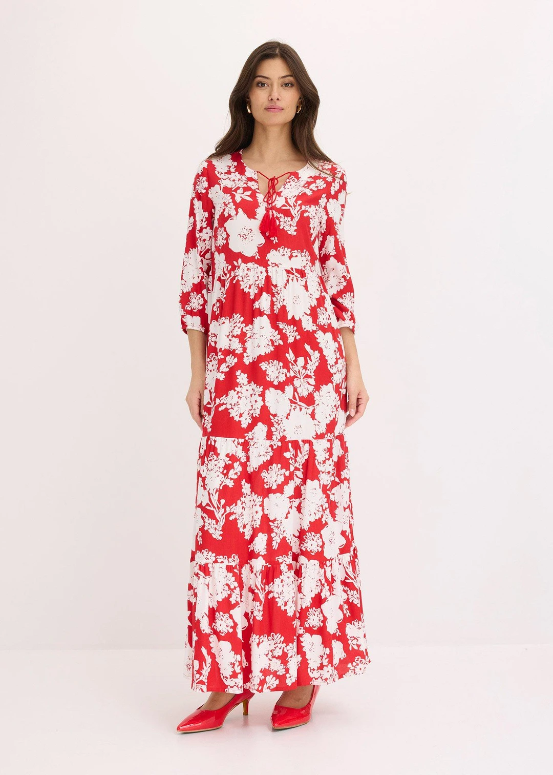Robe longue en viscose fluide - 2