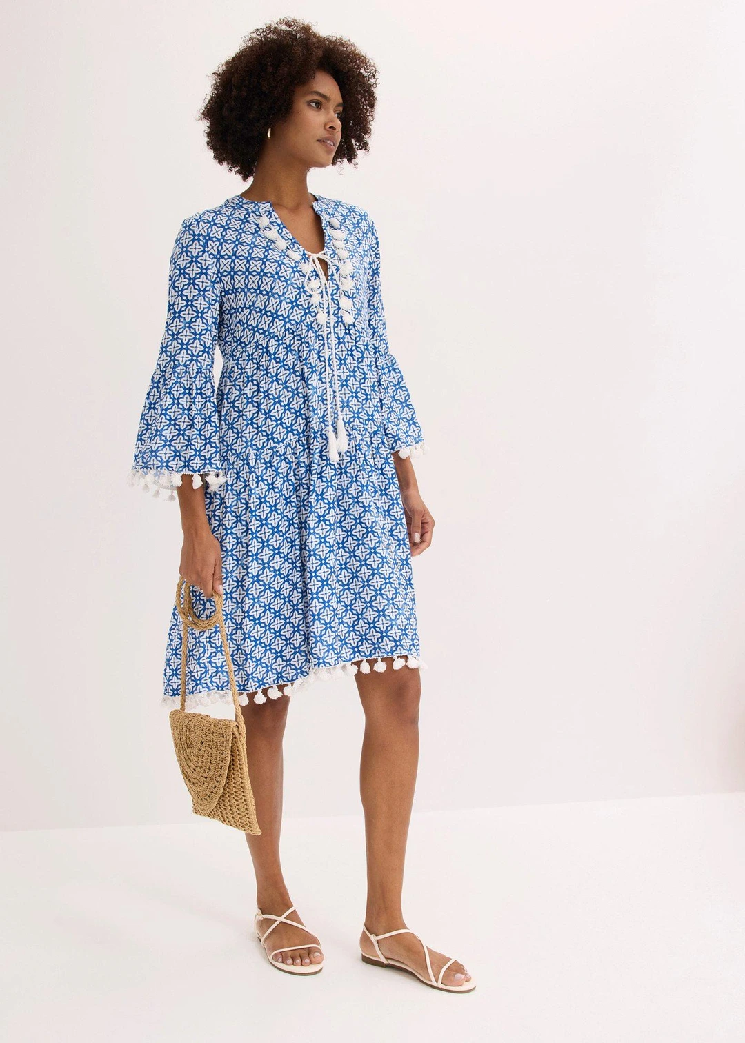 Robe-tunique en viscose douce