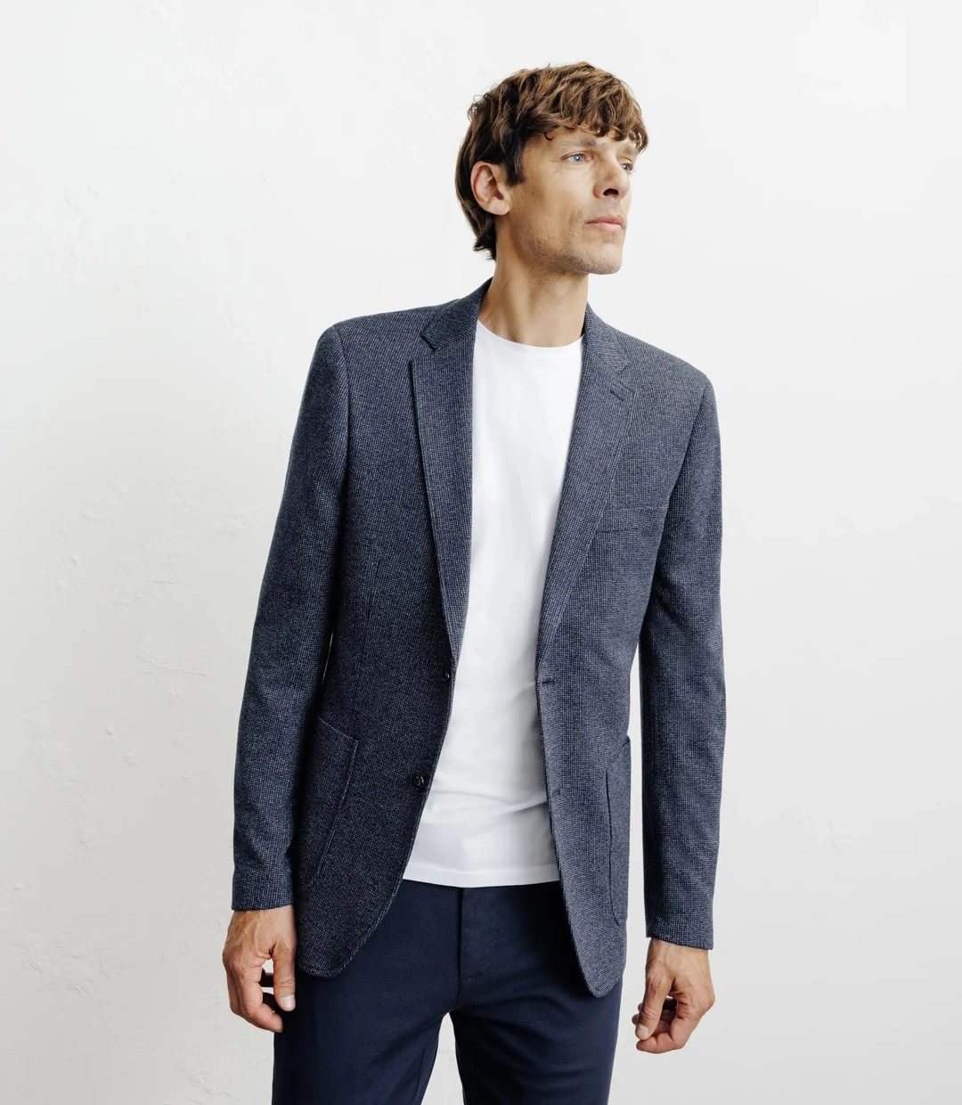IZAC - Veste casual en maille marine
