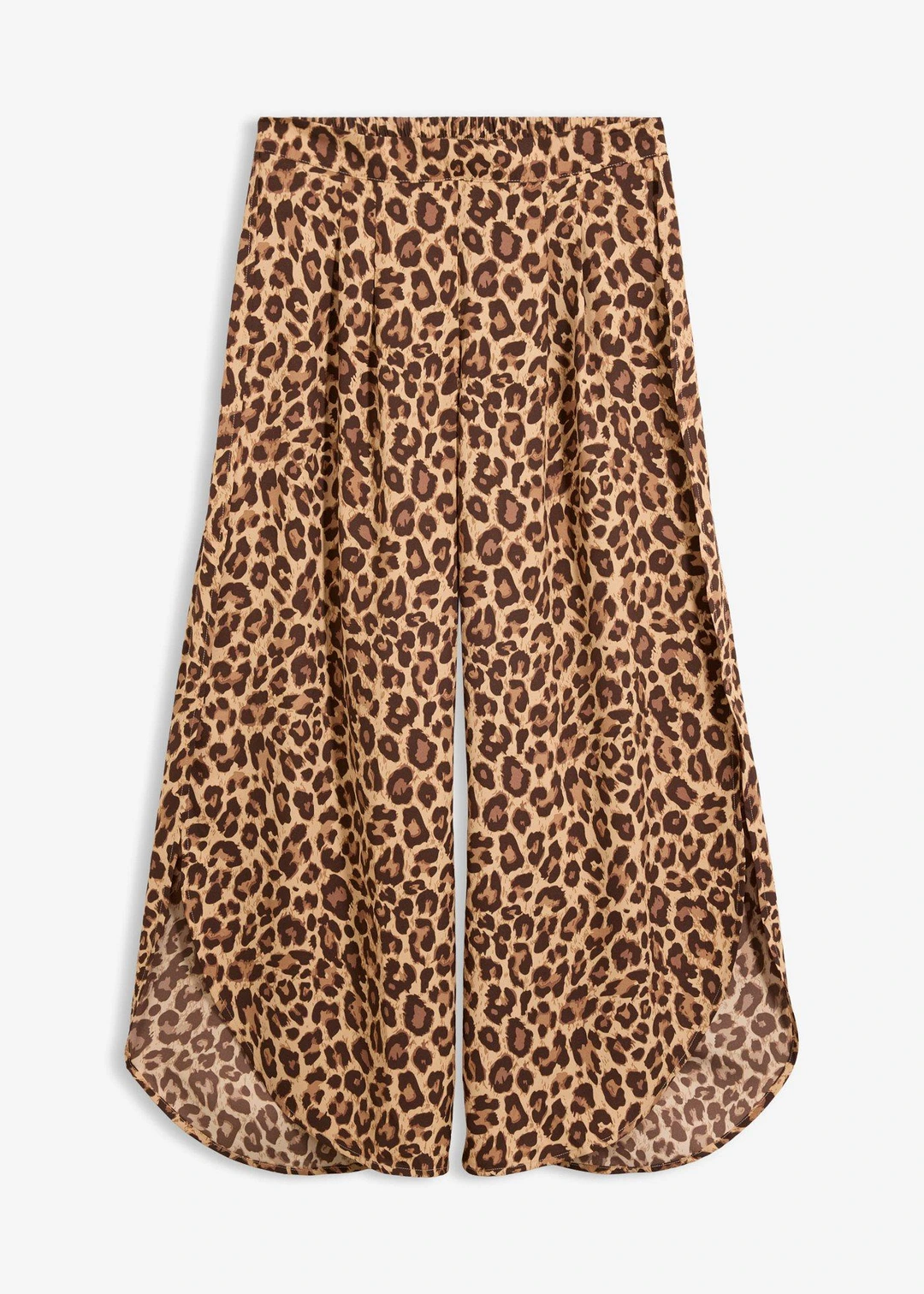 Pantalon palazzo fendu en bas