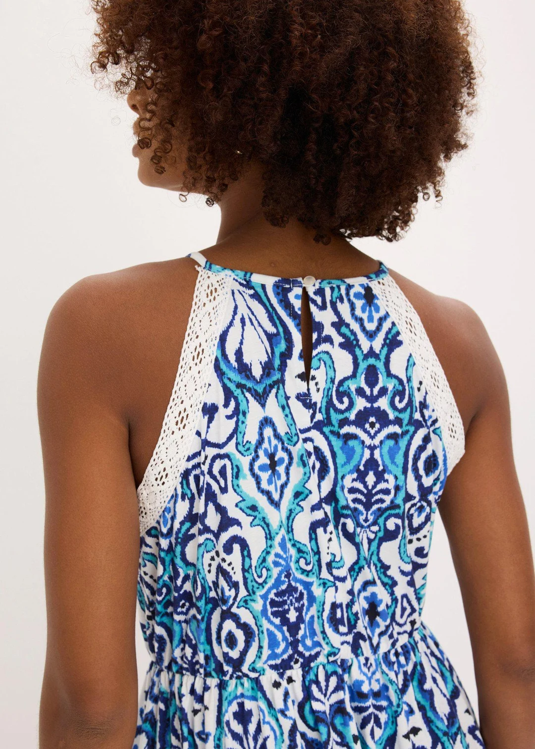 Robe midi à dentelle - 3