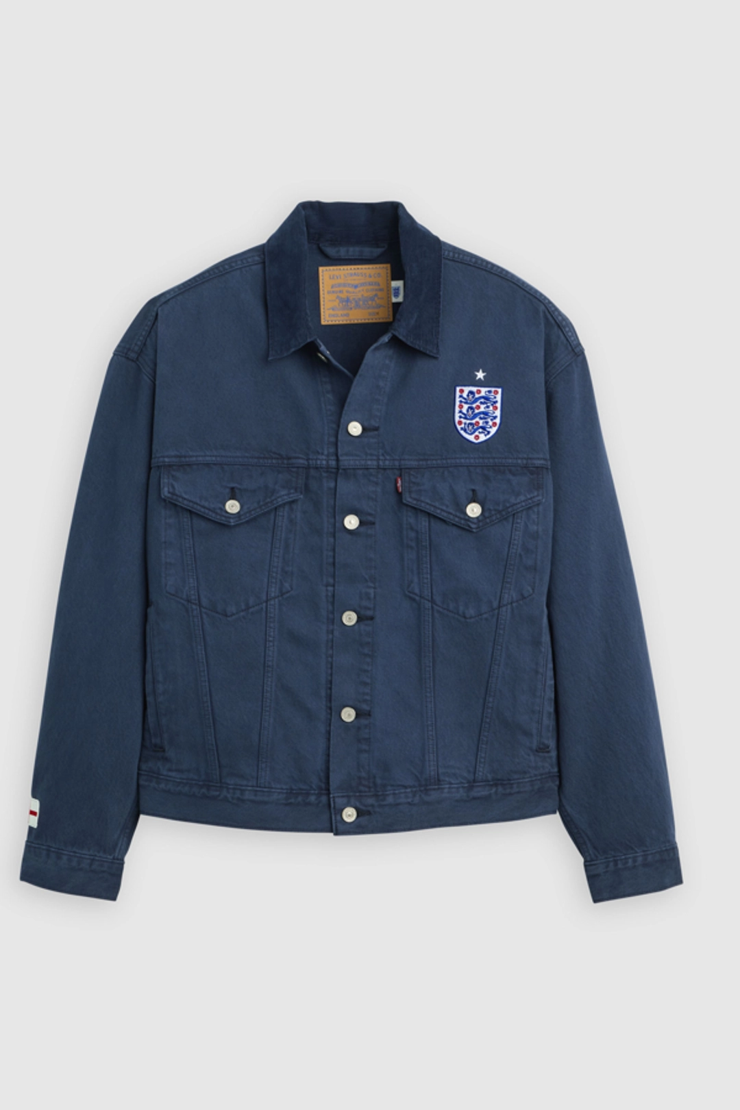 Veste Trucker Type III Levi's England Football - Homme - Bleu / England - 2XL