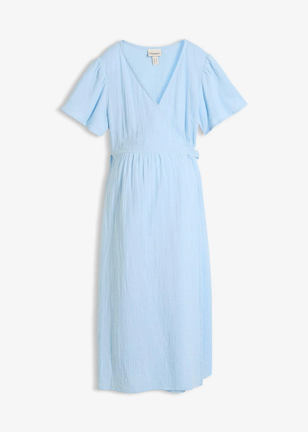 Robe de grossesse et d’allaitement en gaze de coton