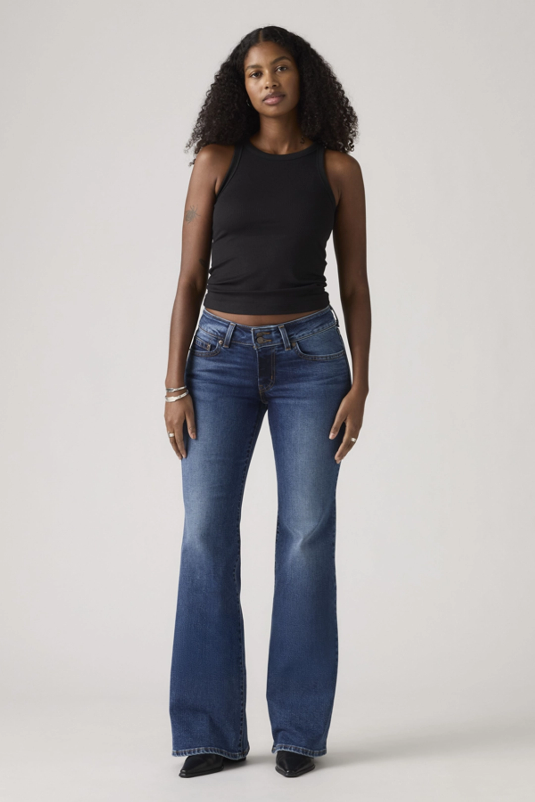 Levi's Jean Superlow Flare - Femme - Bleu / The Big Idea - 33X32 - 2