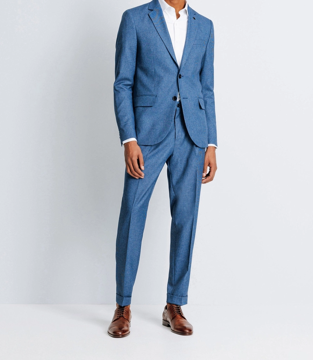 IZAC - Veste ville séparable bleu effet denim