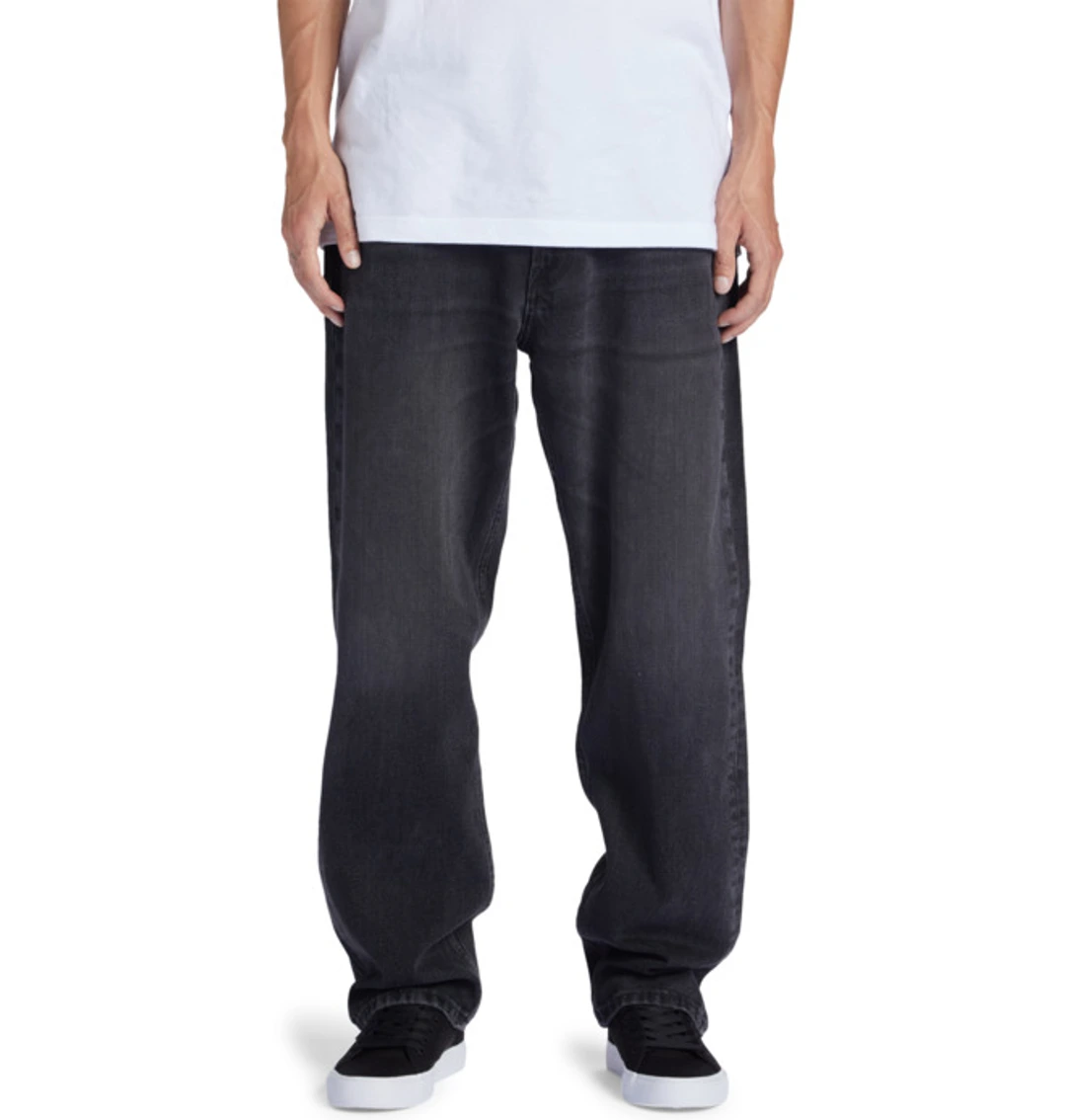 Worker - Jean relaxed Noir Homme