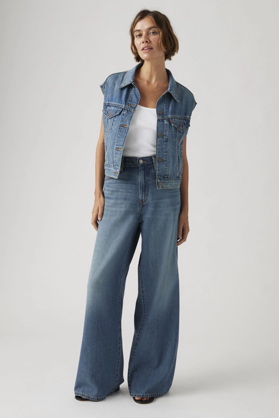 Levi's Jean XL Straight - Femme - Bleu / Good Grades Tencel - 32X31