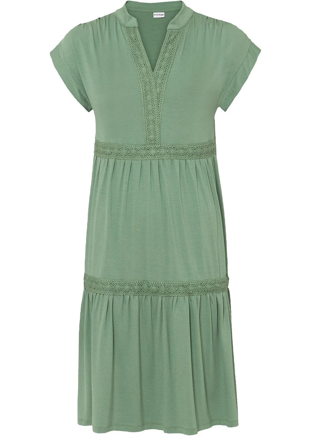 Robe-tunique douce en viscose extensible