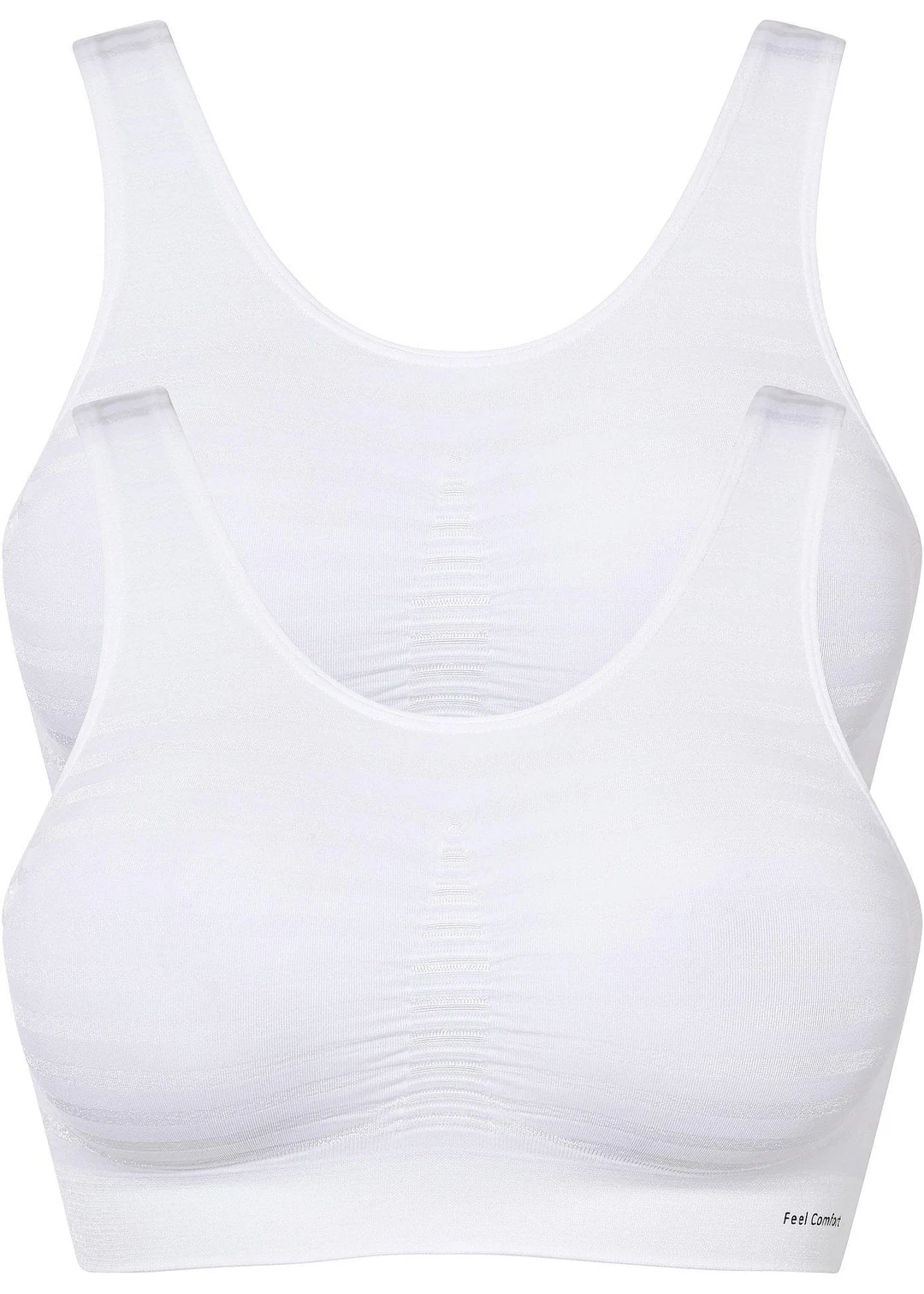 Lot de 2 brassières sans coutures Feel Comfort