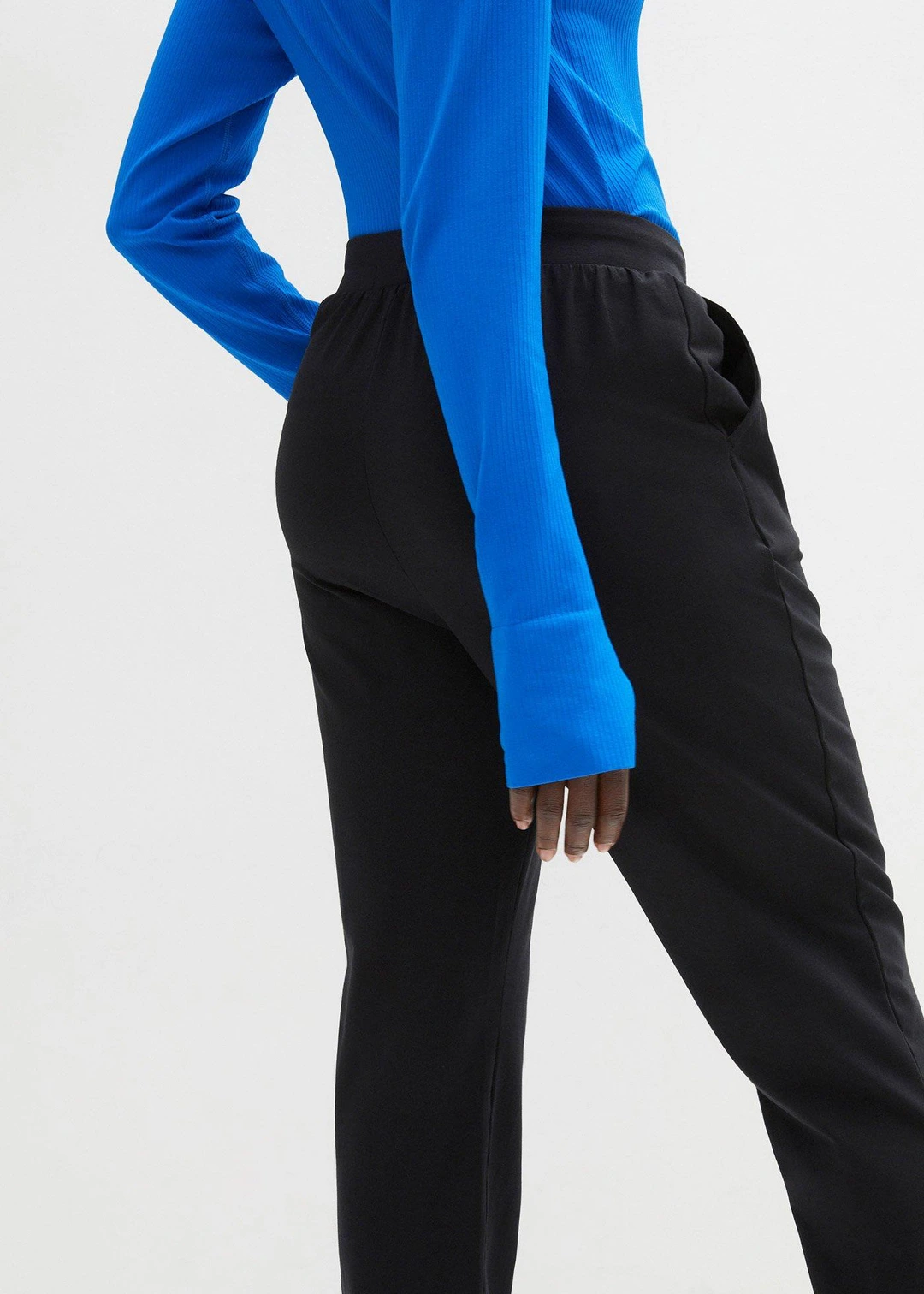 Pantalon en coton extensible