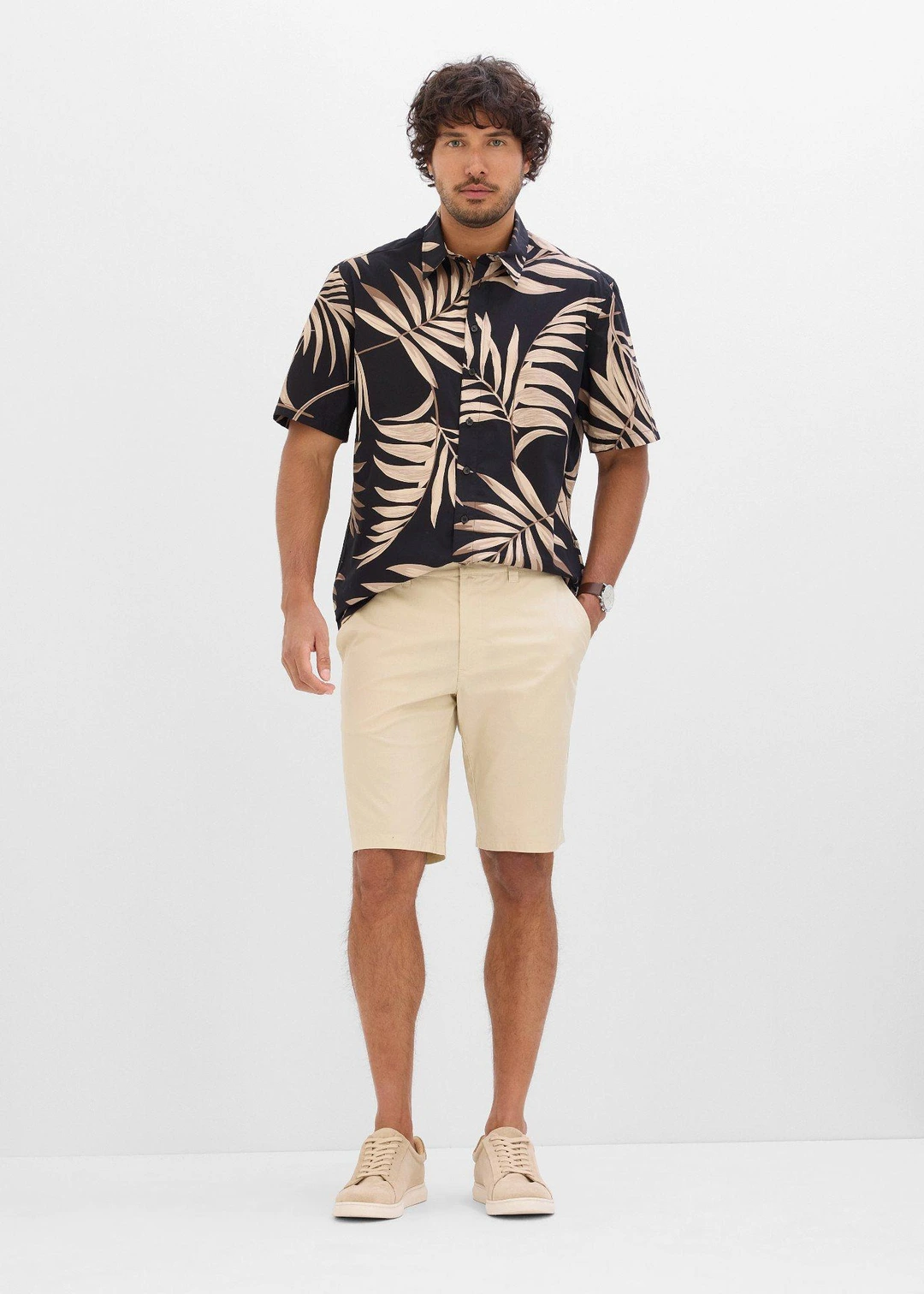 Lot de 2 bermudas chino extensibles, regular - 2