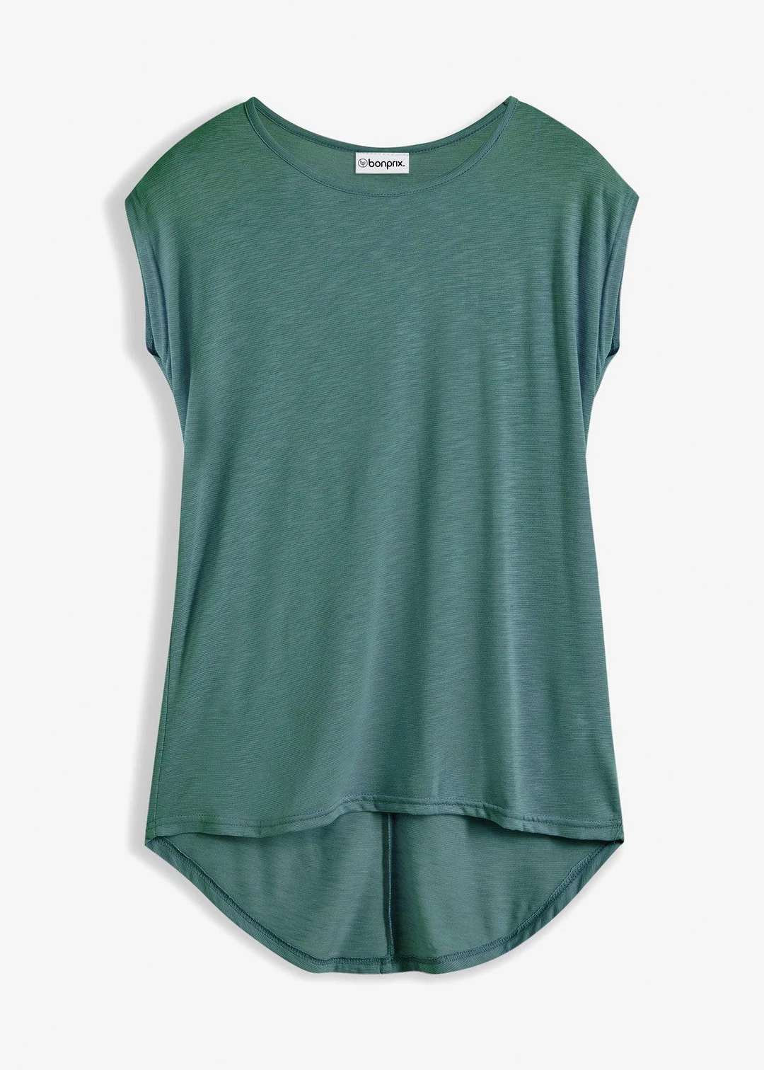 T-shirt long en viscose mélangée