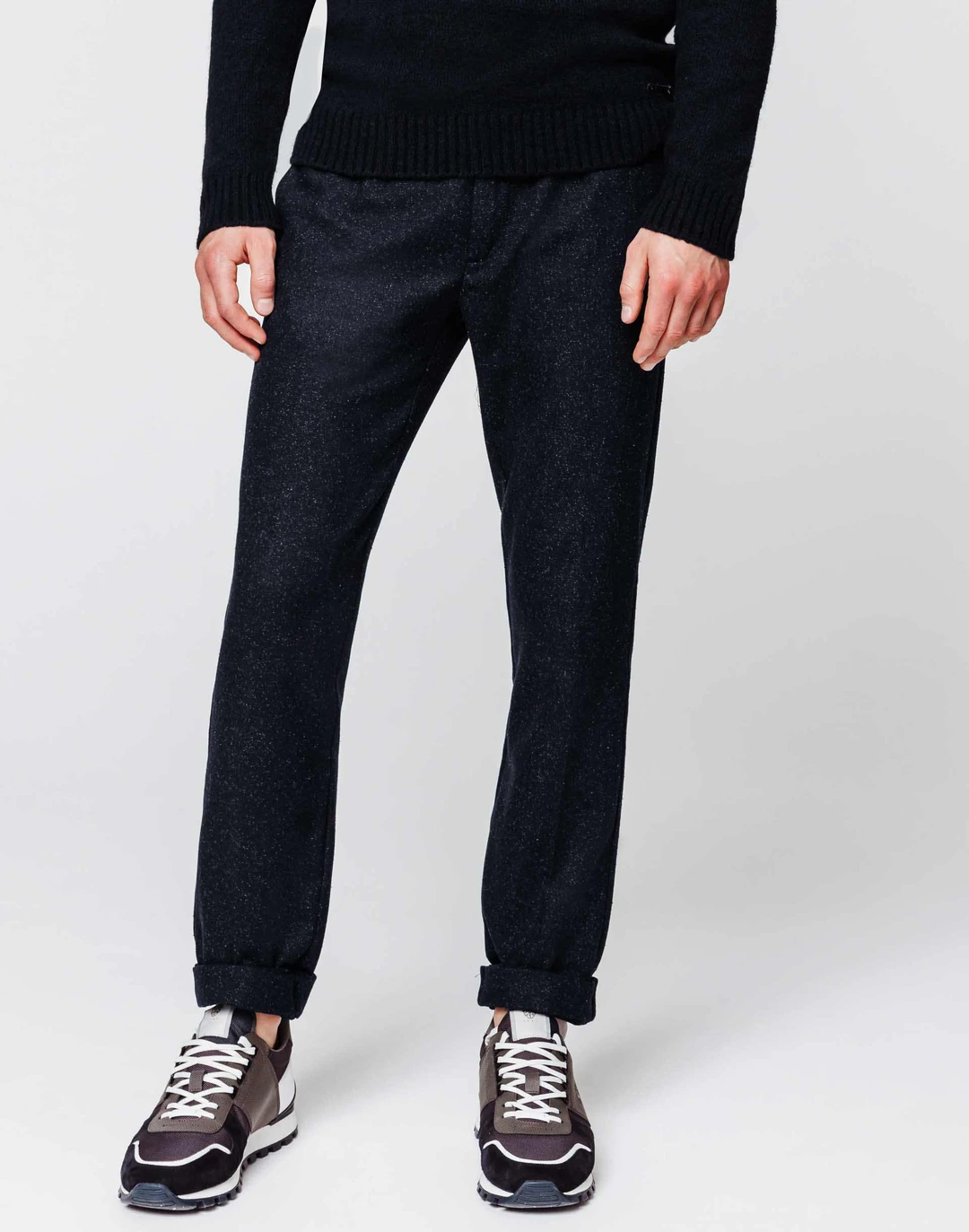 IZAC - Pantalon laine marine