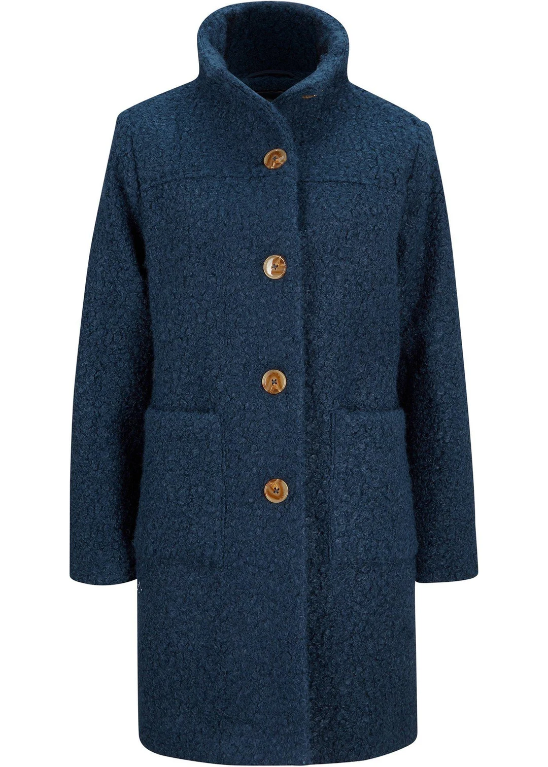 Manteau en bouclé avec poches