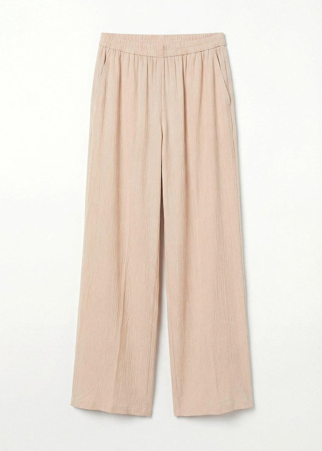 Pantalon palazzo en viscose douce