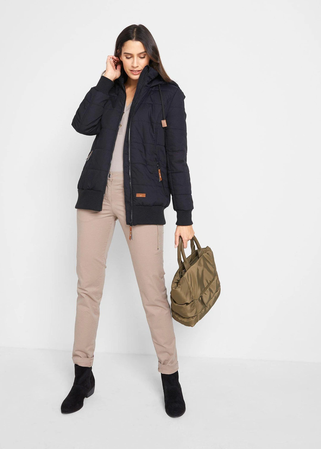 Veste outdoor avec détails enduits - 2