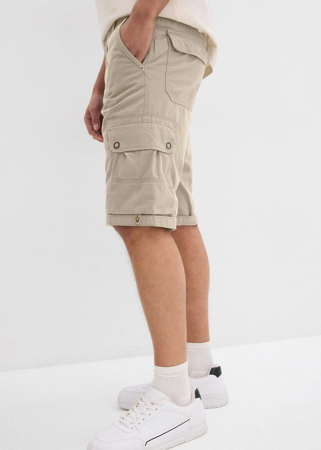 Bermuda cargo 100% coton, regular - 3