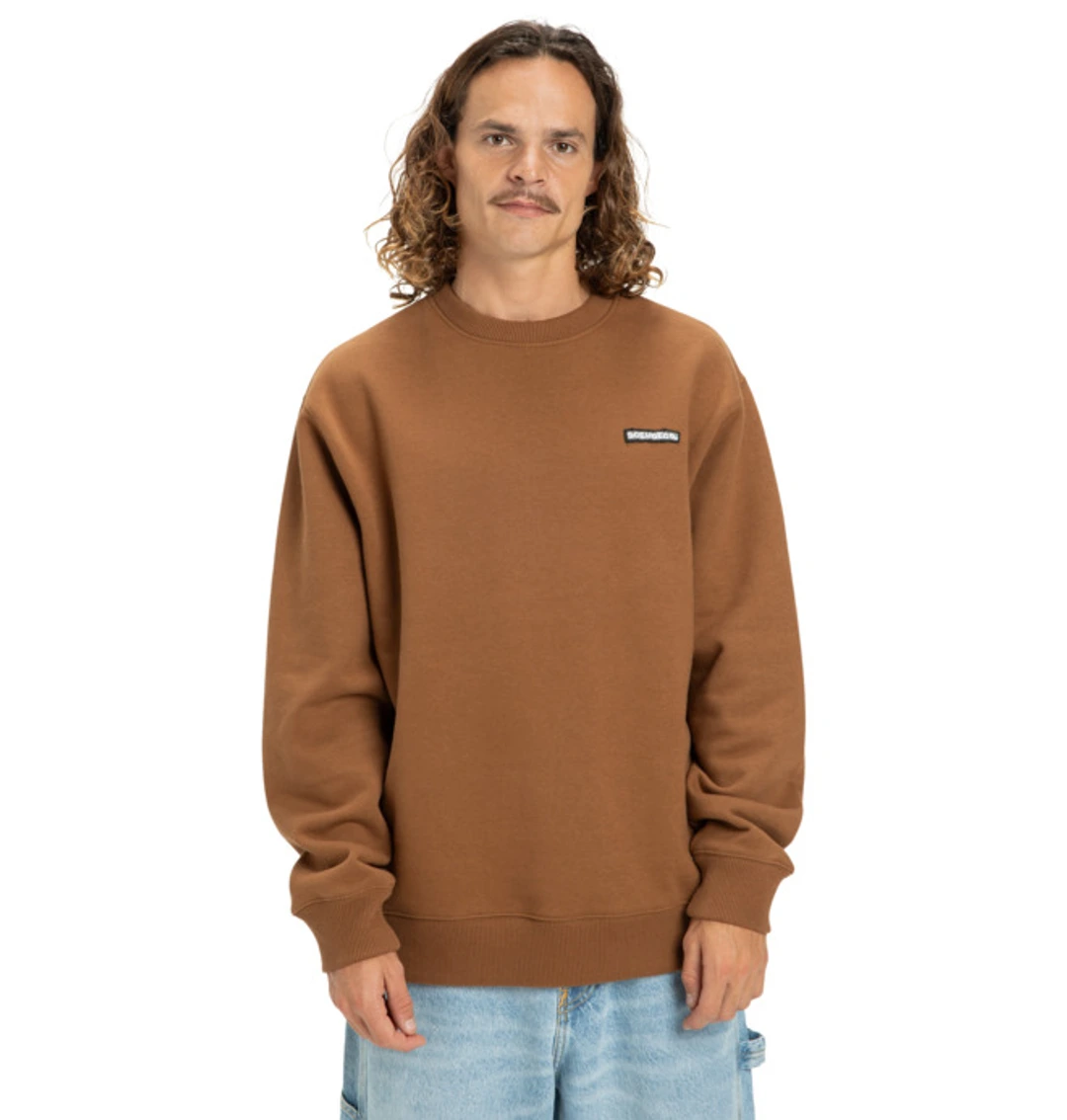 Patch It - Sweat Marron Homme