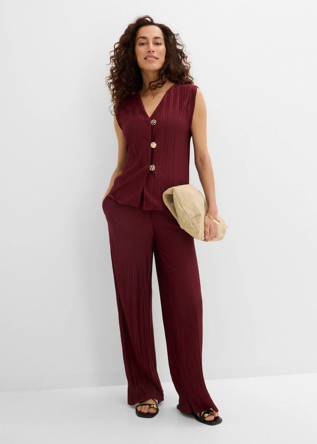 Pantalon en jersey plissé - 2