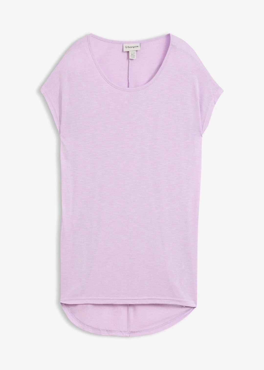 T-shirt long en viscose mélangée