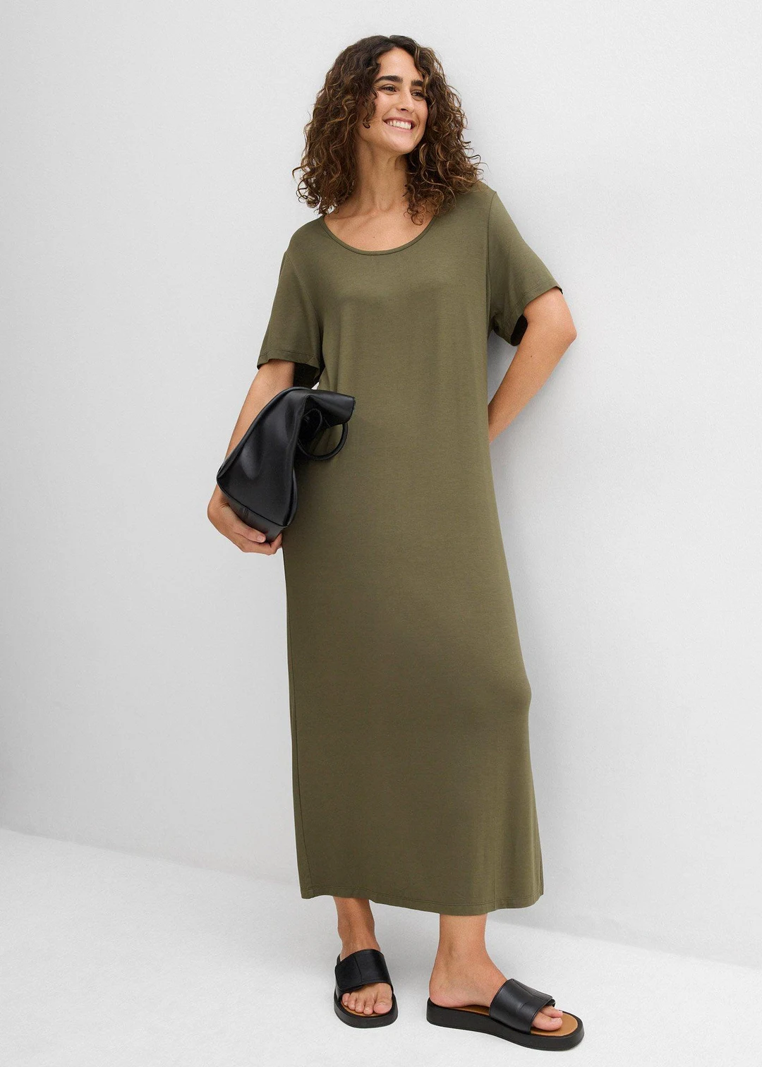 Robe fluide en jersey viscose extensible - 2
