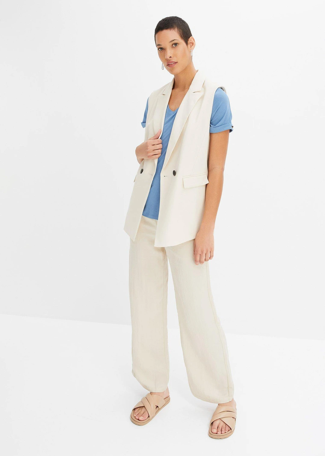 T-shirt en viscose fluide - 2