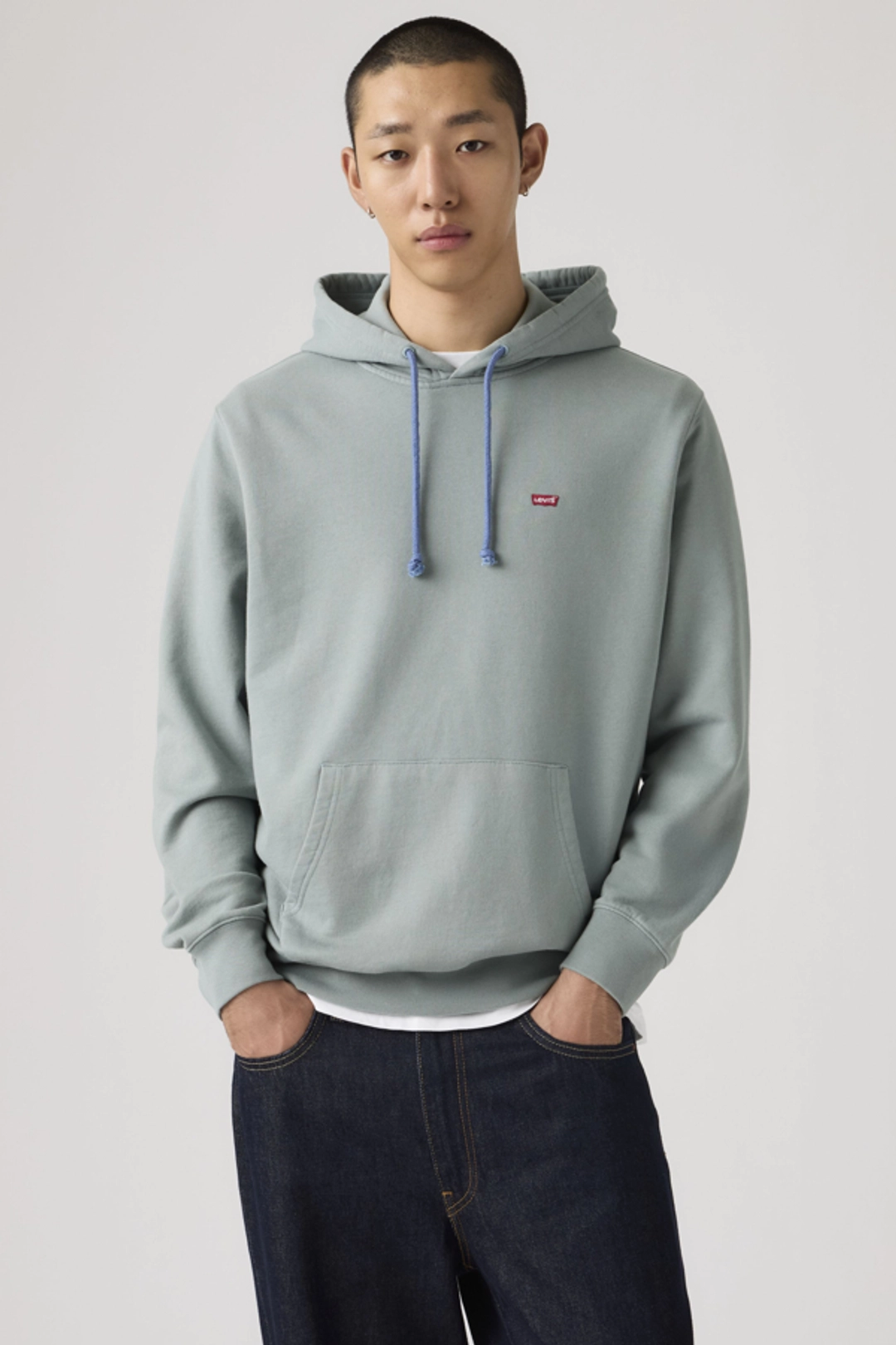 Levi's Sweat À Capuche Original Housemark - Homme - Gris / Mid Tone Grey Heather - 2XL