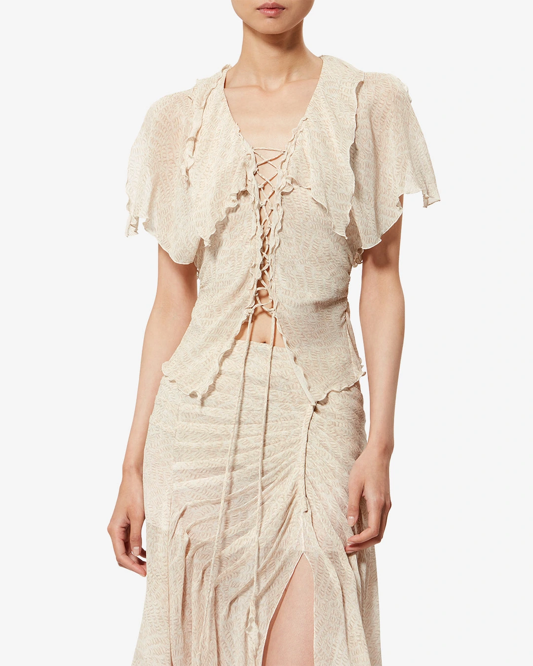 Blouse Thanais - Femme - Écru - Taille 38 - 5