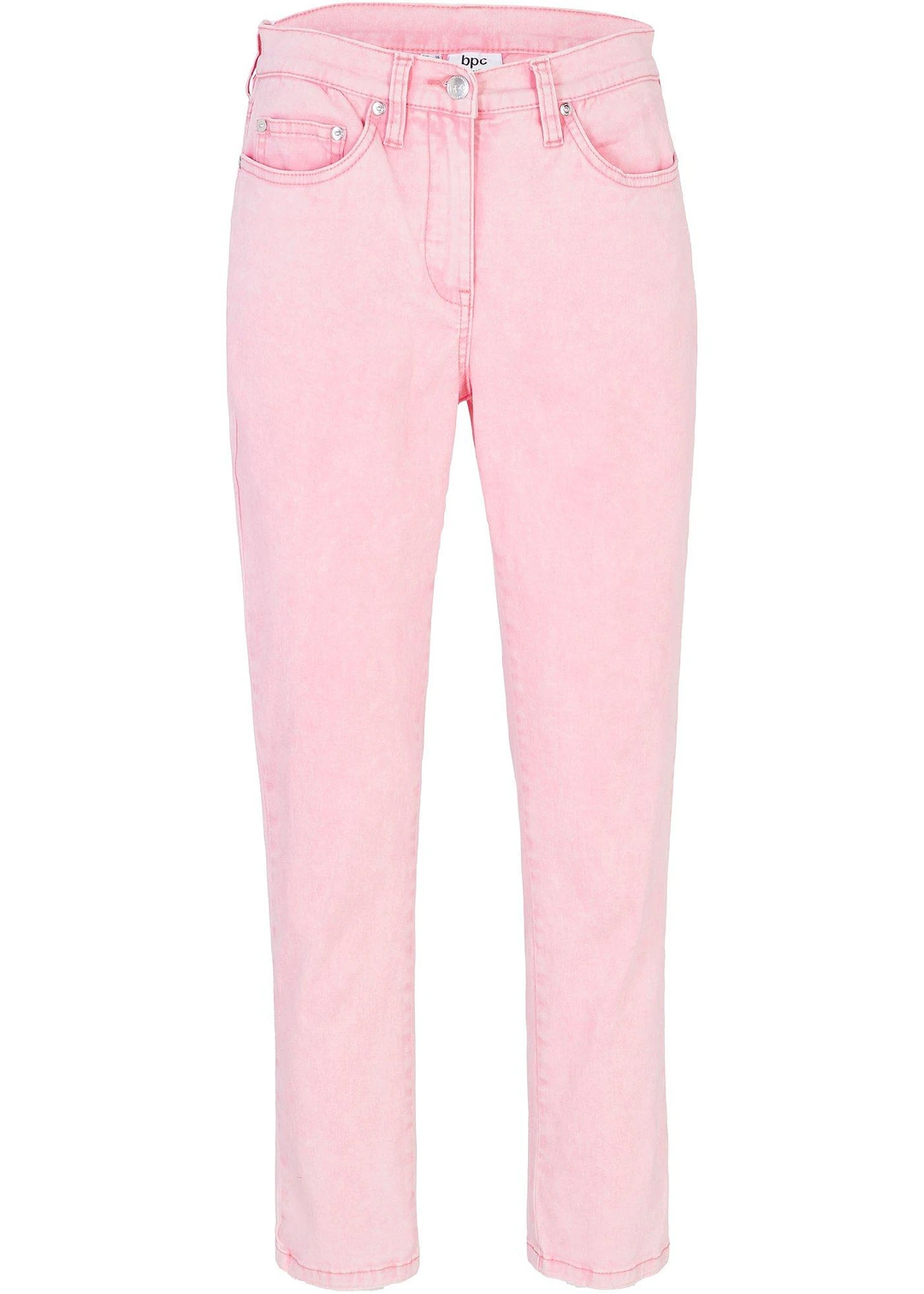 Pantalon twill raccourci look used