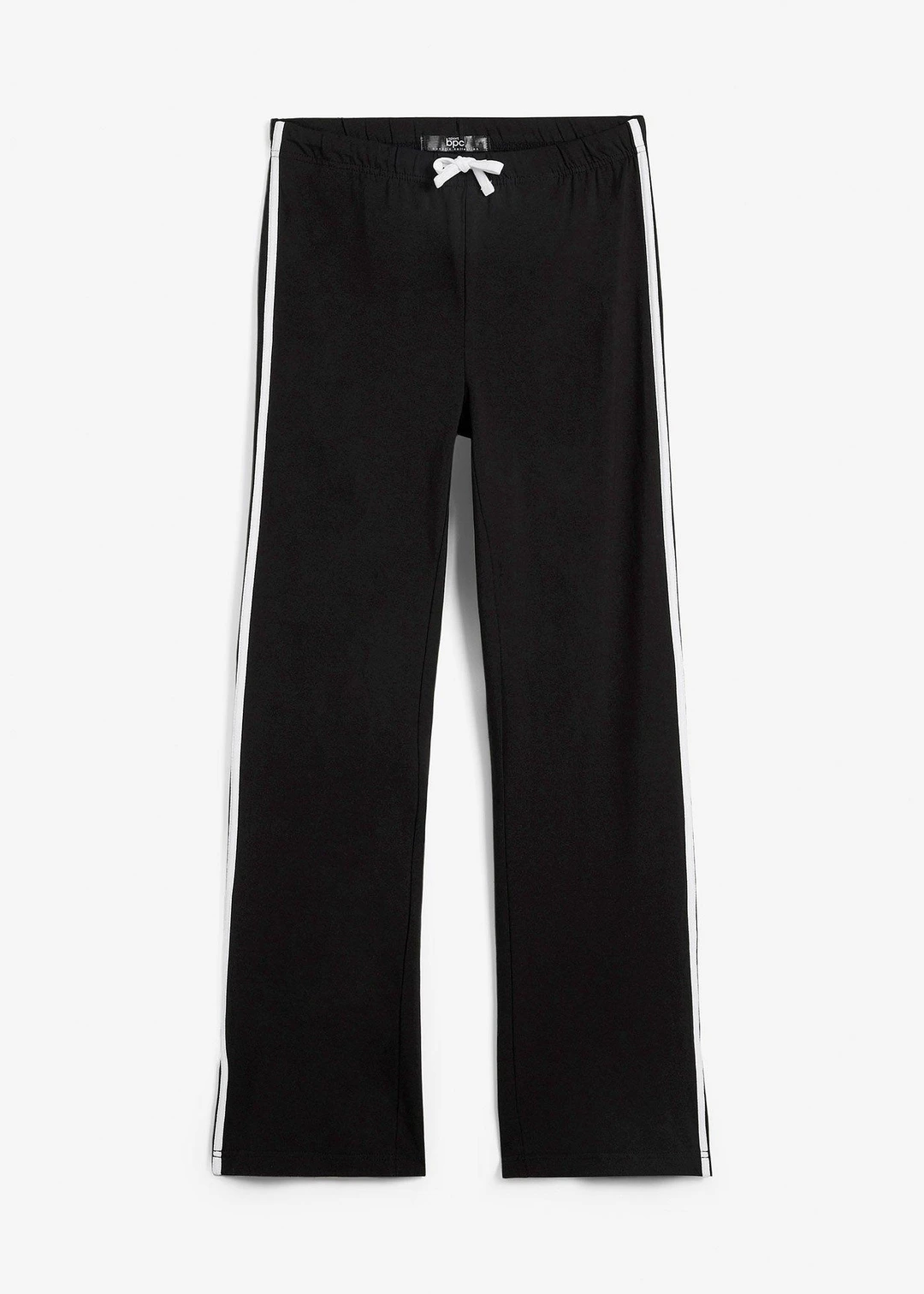 Pantalon droit en jersey coton