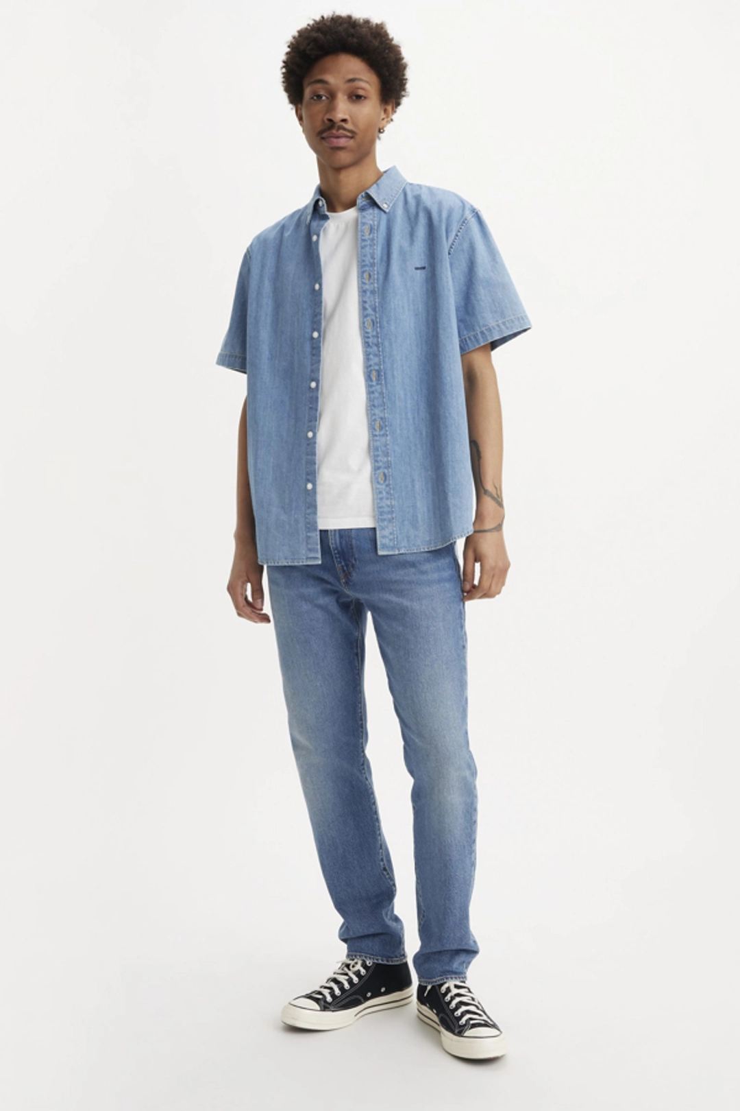 Levi's Jean 502 Taper - Homme - Bleu / Rainy Afternoon - 38X32