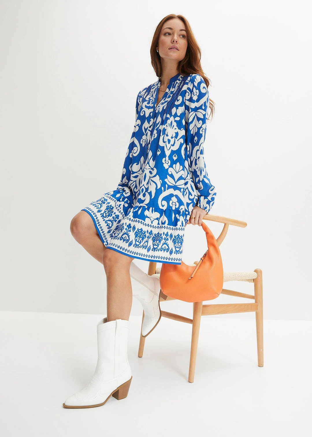 Robe-tunique en viscose fluide - 2