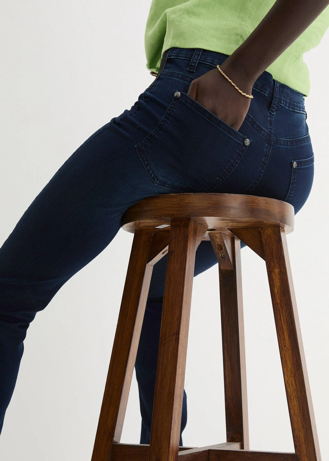 Jean skinny taille mi-haute, extensible - 3