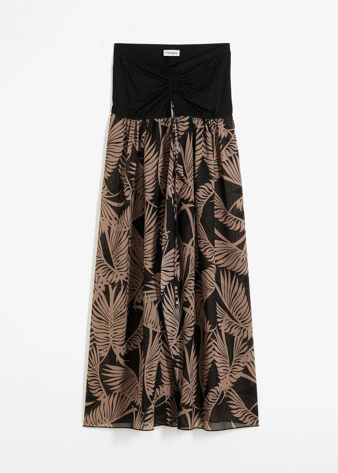 Robe bustier de plage en crêpe