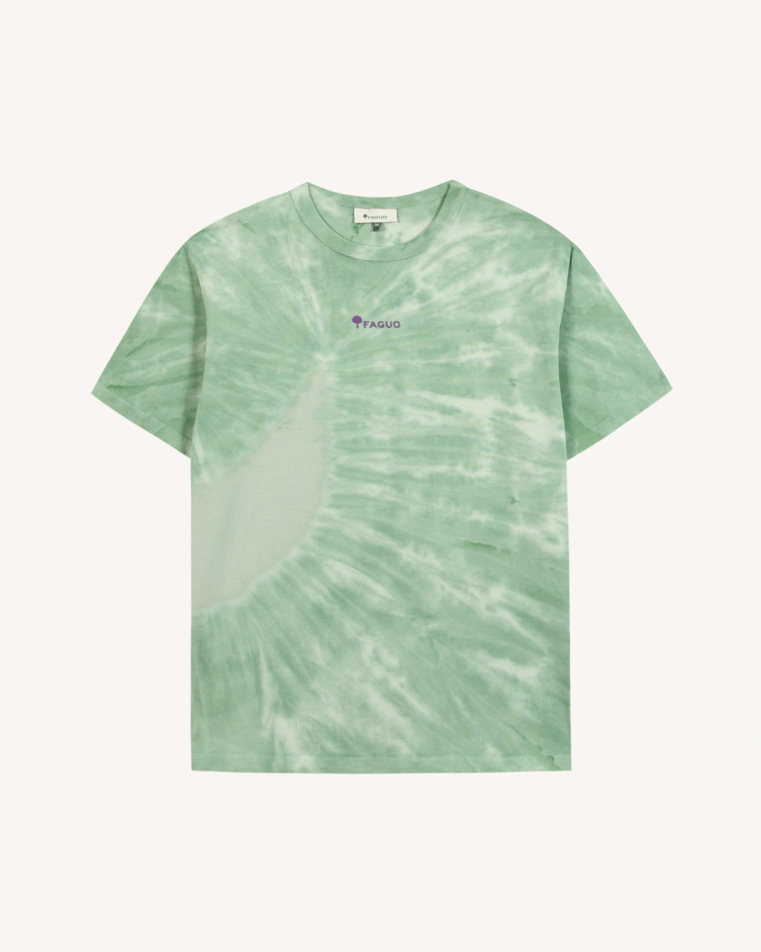 T-shirt tye and dye vert menthe - LUGNY - 2