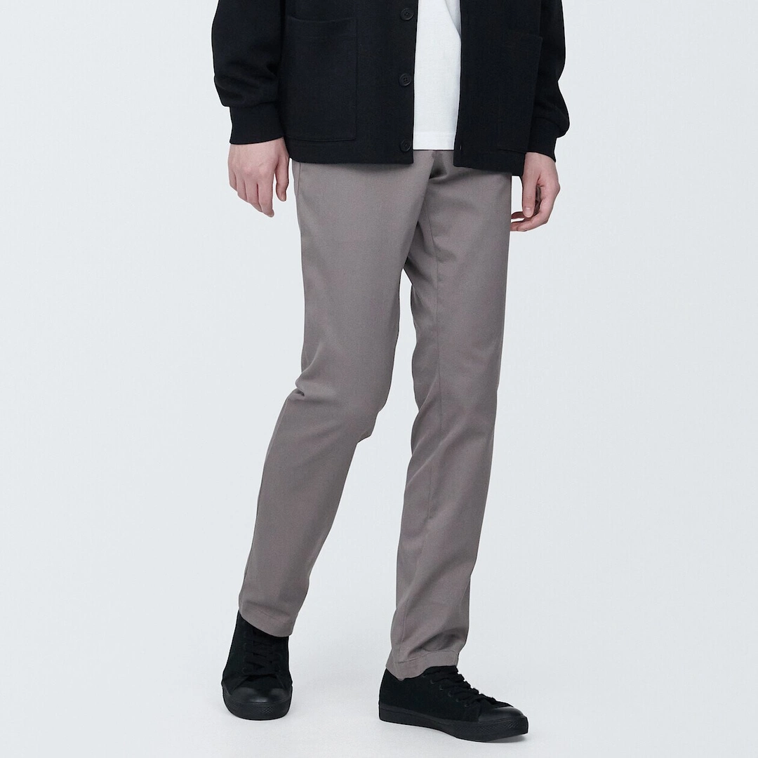 Pantalon Chino en coton stretch coupe slim pour homme