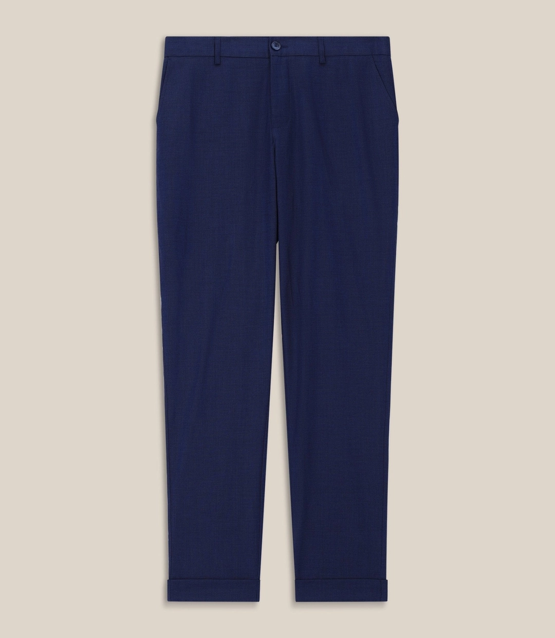 IZAC - Pantalon chino taille elastique marine