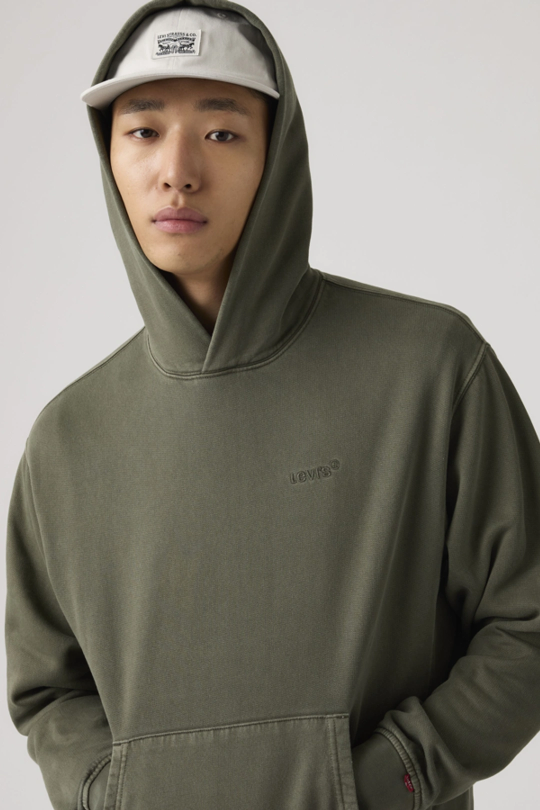 Levi's Sweat À Capuche Authentic - Homme - Blanc / Bright White - 2XL - 2