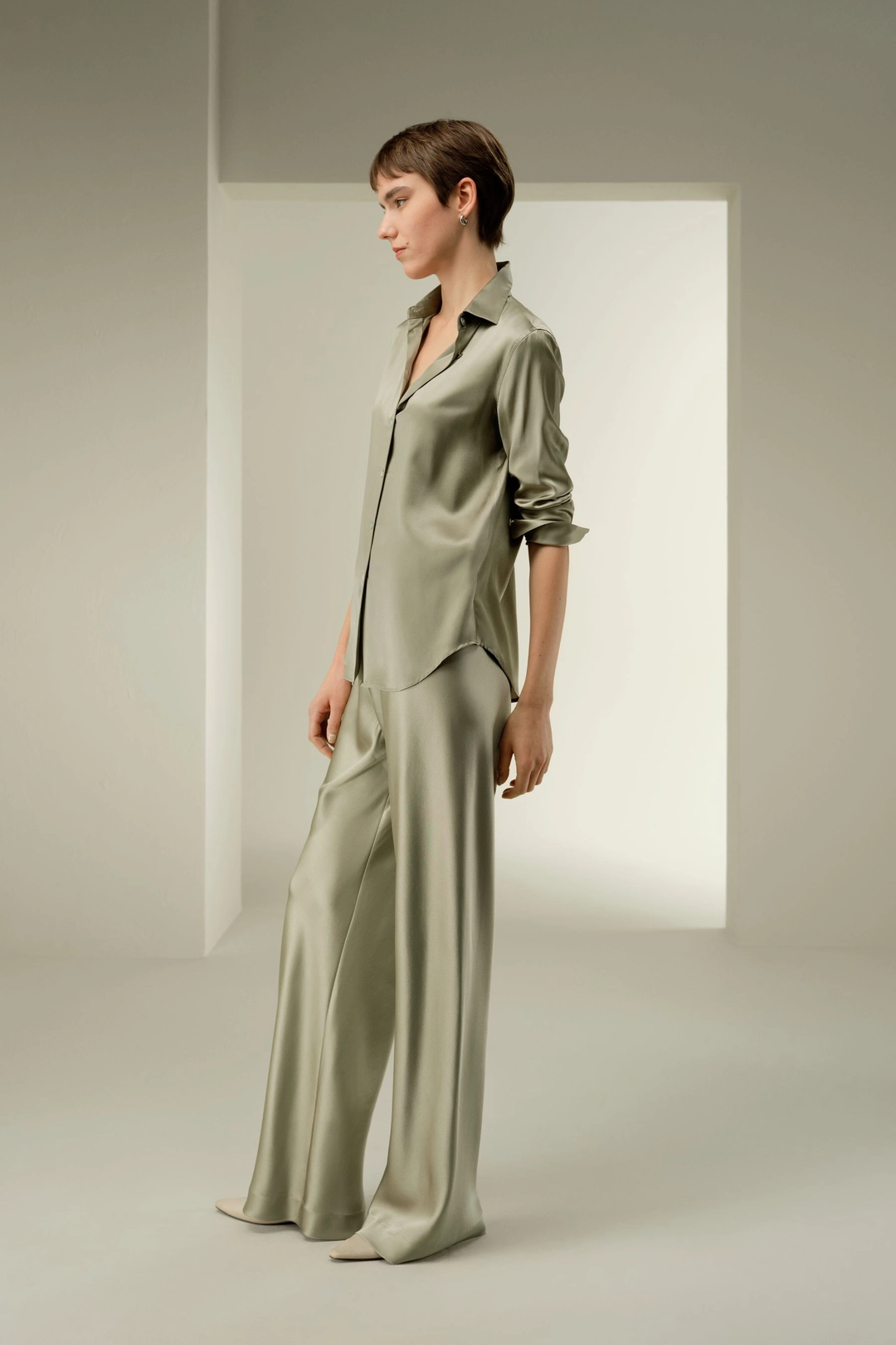 LILYSILK Chemisier Soie Soie Lavable En Machine Soie Charmeuse Élégant Et Stylé Artichaut S