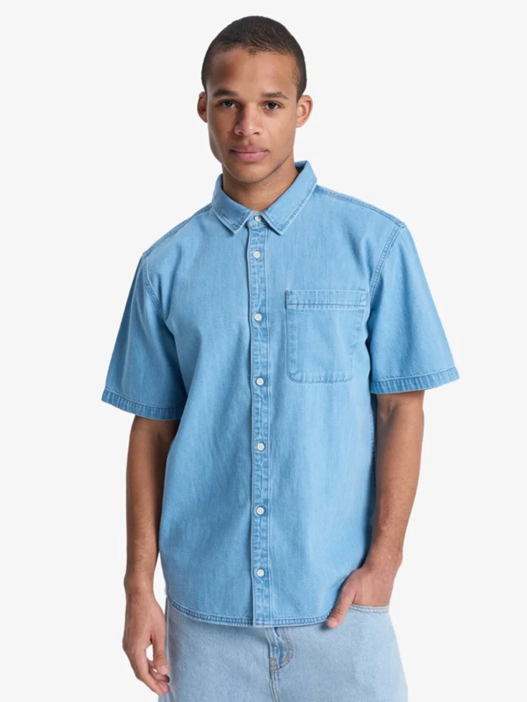 Carrigan - Chemise manches courtes pour Homme Gris